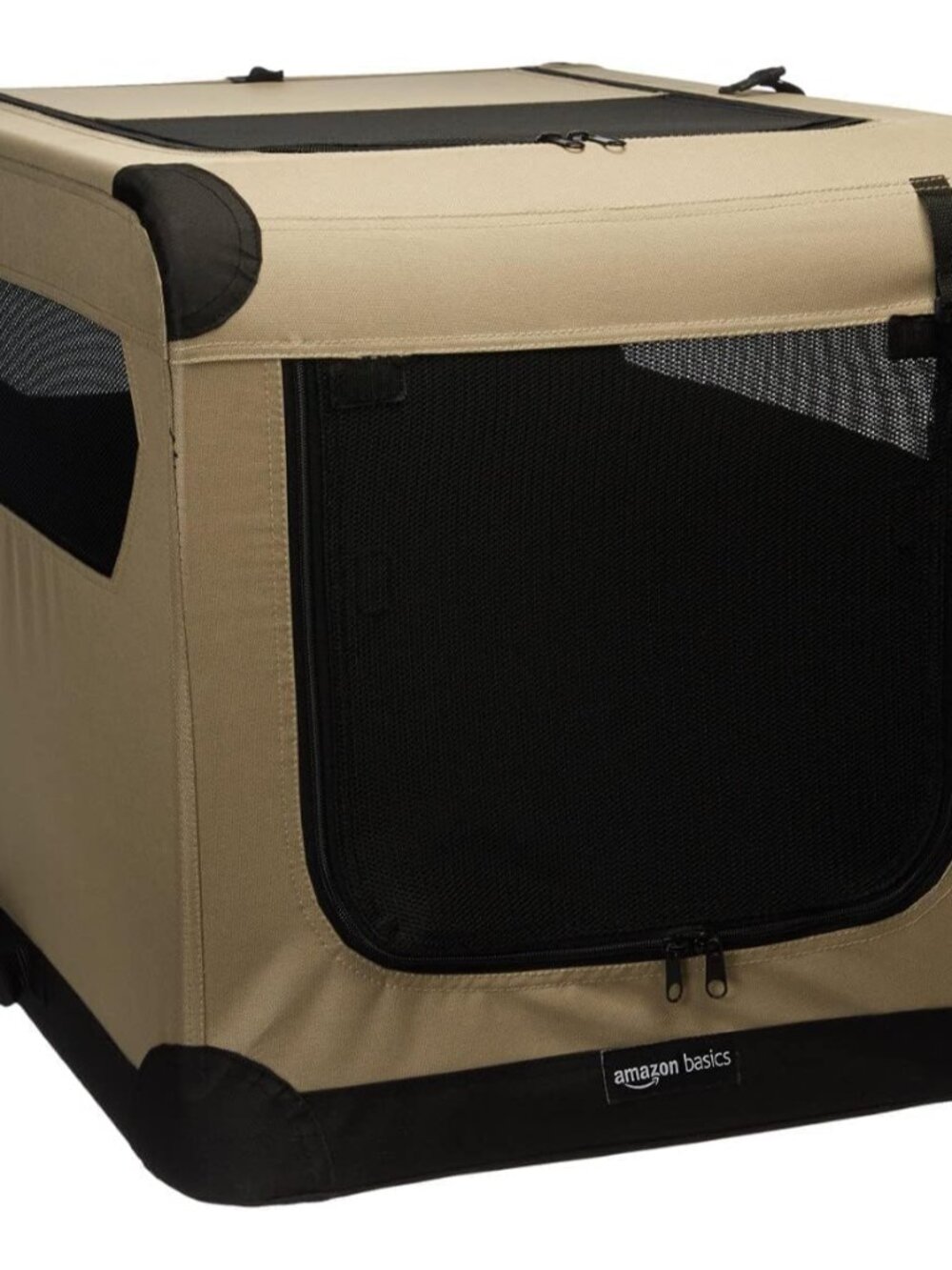 Portable Folding Soft Dog Crate, Double Door, Collapsible Travel Kennel, Easy to